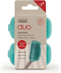 Duo Reserve Borstelkop Voor Afwasborstel, Set Van 2 Stuks, Licht Blauw - Joseph Joseph 8 Duo Reserve Borstelkop Voor Afwasborstel, Set Van 2 Stuks, Licht Blauw - Joseph Joseph -Kruideniers Winkel 1015x1200