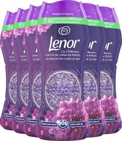 Lenor Amethist En Bloemen - In-Wash Geurbooster - Voordeelverpakking 6 X 16 Wasbeurten