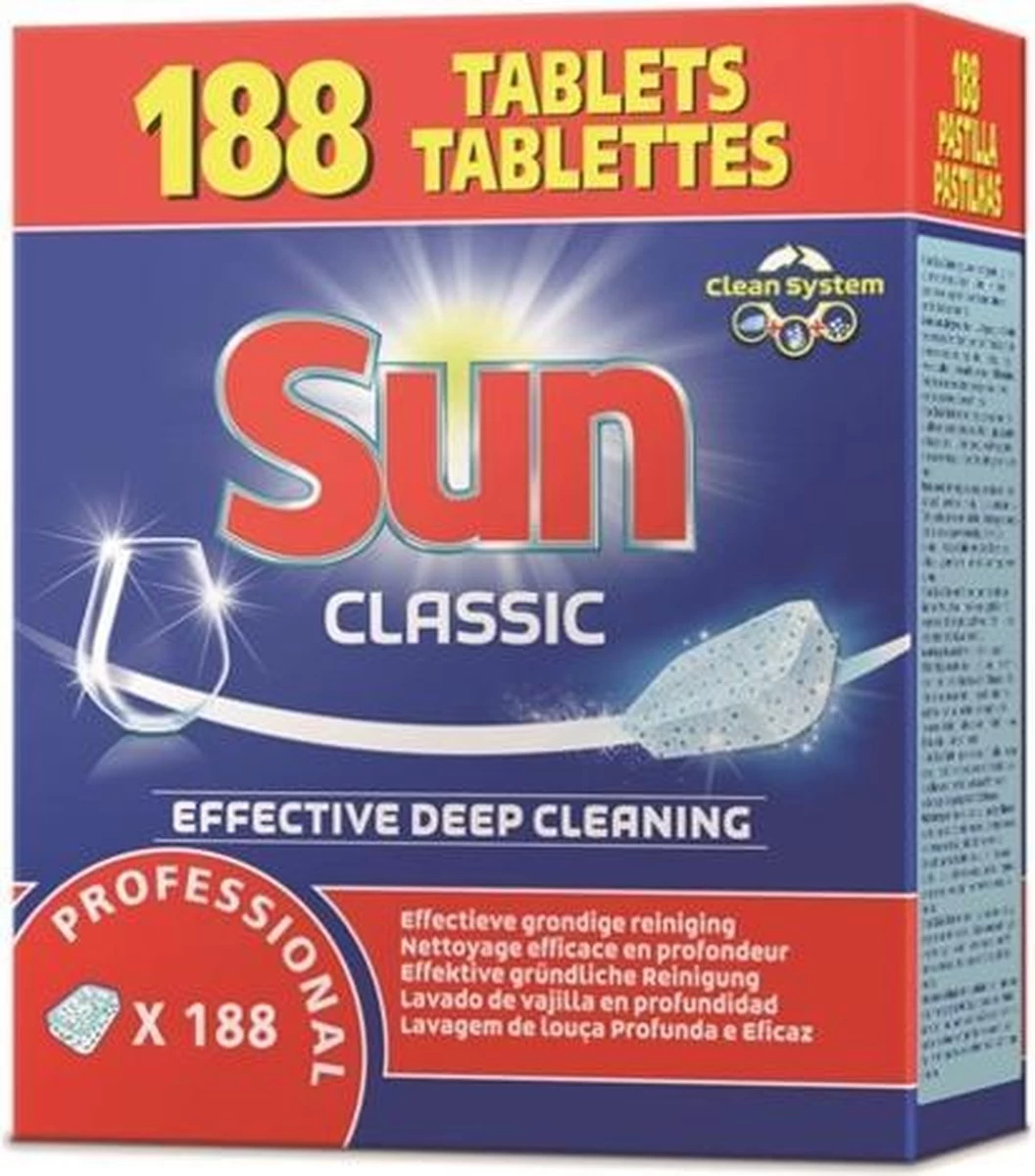 SUN® Sun Professional Vaatwastabletten - 188 Stuks 6 SUN® Sun Professional Vaatwastabletten - 188 Stuks - Afbeelding 4