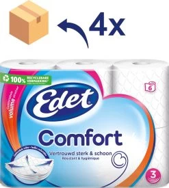 Edet Comfort Toiletpapier - 3-laags - 24 Rollen 11 Edet Comfort Toiletpapier - 3-laags - 24 Rollen -Kruideniers Winkel 1077x1200 1