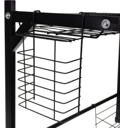 Afdruiprek Droger Zwart Voor Bestek Boven De Gootsteen 65 Cm X 29 Cm X 52 Cm -Kruideniers Winkel 1119x1200 1