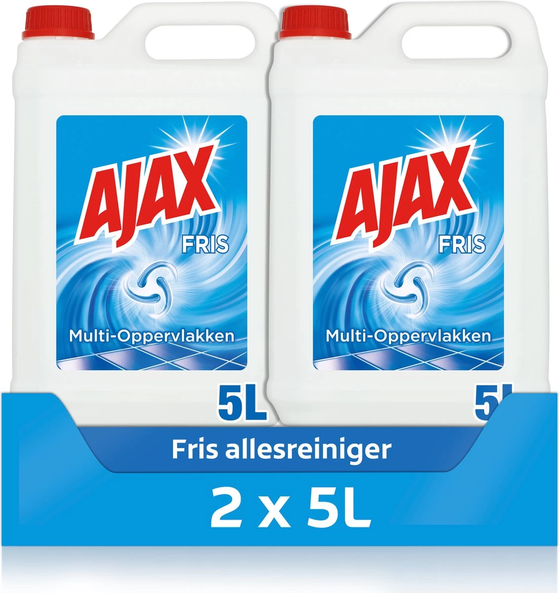 Ajax® Ajax Allesreiniger Fris 2 X 5L - Voordeelverpakking 3 Ajax® Ajax Allesreiniger Fris 2 X 5L - Voordeelverpakking