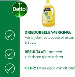 Dettol - Power & Fresh - Allesreiniger - Citrus - 3 X 4 Liter -Kruideniers Winkel 1175x1200 3