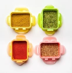 Lock&Lock (mini) Vershoudbakjes Set Met Deksel - Snackdoosjes - Snackbox - Set Van 4 Stuks - Kinderen - Lekvrij - BPA Vrij - Klein - 180 Ml - Multicolor -Kruideniers Winkel 1182x1200 5