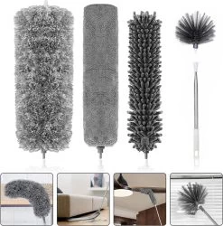 Livv Goods Telescopische Plumeau Set Met Telescoopsteel - 5 In 1 - Tot 250 Cm Uitschuifbaar - Duster - Stoffer -Kruideniers Winkel 1184x1200 3