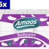 Amoos 3-laags Toiletpapier 72 Rollen - Wc-papier (6 X 12 Rollen) - Extra Zacht