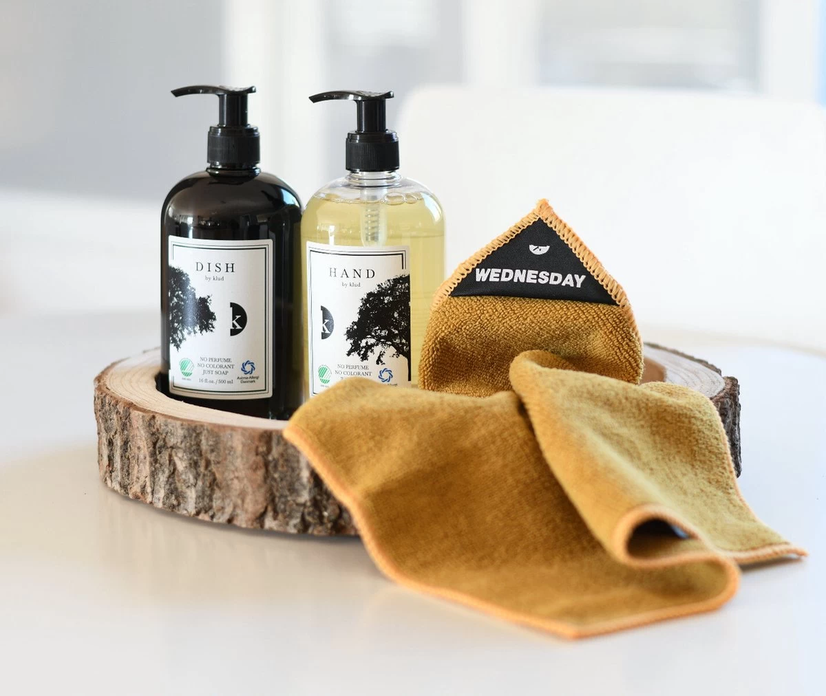 Klud Vaatdoek Set - 7 Dagen - Curry 5 Klud Vaatdoek Set - 7 Dagen - Curry - Afbeelding 3