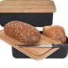 Gadgy Broodtrommel Met Bamboe Deksel – Brooddoos Met Snijplank - 36x19.5x11.5 Cm- Zwart 1 Gadgy Broodtrommel Met Bamboe Deksel – Brooddoos Met Snijplank - 36x19.5x11.5 Cm- Zwart -Kruideniers Winkel 1200x1012 6