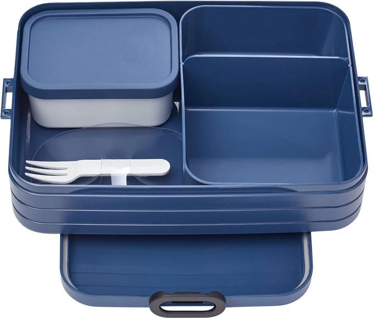 Mepal – Bento Lunchbox Take A Break Large- Inclusief Bento Box – Nordic Denim – Lunchbox Voor Volwassenen 3 Mepal – Bento Lunchbox Take A Break Large- Inclusief Bento Box – Nordic Denim – Lunchbox Voor Volwassenen