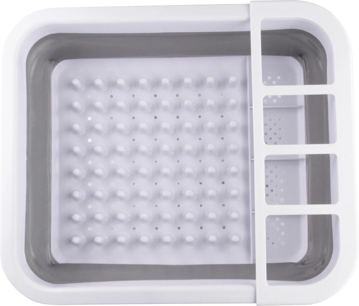 Merkloos Afdruiprek Voor Afwas - Afwasrek - Opvouwbaar - Inklapbaar - Compact - Vaatwasrek Met Bestekrekje 9 Merkloos Afdruiprek Voor Afwas - Afwasrek - Opvouwbaar - Inklapbaar - Compact - Vaatwasrek Met Bestekrekje - Afbeelding 7