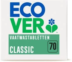 Ecover - Vaatwastabletten Classic - 70 Tabs -Kruideniers Winkel 1200x1040 2