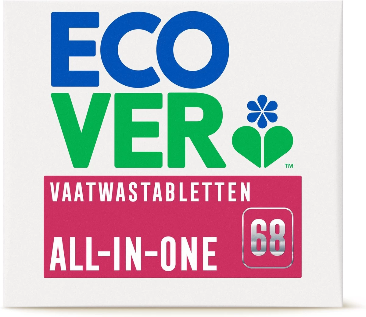 Ecover - Vaatwastabletten All In One - 68 Tabs 4 Ecover - Vaatwastabletten All In One - 68 Tabs - Afbeelding 2