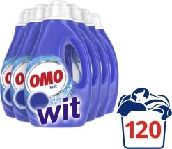 Omo Wit Vloeibaar Wasmiddel - 6 X 20 Wasbeurten - Voordeelverpakking 18 Omo Wit Vloeibaar Wasmiddel - 6 X 20 Wasbeurten - Voordeelverpakking -Kruideniers Winkel 1200x1041