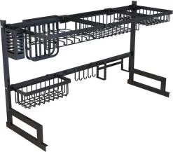 Sens Design Afwasrek Zwart - Afdruiprek - 82,5 Cm - RVS -Kruideniers Winkel 1200x1054 3