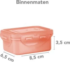 Lock&Lock (mini) Vershoudbakjes Set Met Deksel - Snackdoosjes - Snackbox - Set Van 4 Stuks - Kinderen - Lekvrij - BPA Vrij - Klein - 180 Ml - Multicolor -Kruideniers Winkel 1200x1064 1