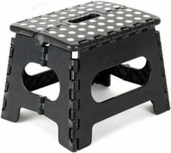 Opvouwbare Kruk - Keukentrap - Zwart -Kruideniers Winkel 1200x1074 3