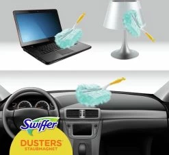 Swiffer Duster Trap & Lock-navullingen Met Een Geur Van Ambi Pur 9 Stuks -Kruideniers Winkel 1200x1099