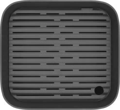 Brabantia SinkSide Afwasbak Vierkant - Met Afdruipschaal - Dark Grey -Kruideniers Winkel 1200x1105