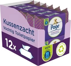Page Vochtig Toiletpapier - 12 X 38 Stuks - Kussenzacht Vochtig Wc Papier - Voordeelverpakking -Kruideniers Winkel 1200x1106 1