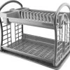 Hoffmans Afdruiprek - 2 Verdiepingen - 47x28x34 Cm - Grijs -Kruideniers Winkel 1200x1117 1
