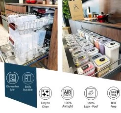 Empyrea Set Van 24 Luchtdichte Vershouddozen, Voorraad Bussen Opslag En Organisatie, Keuken En Voedselcontainer, Voorraadpotten Van Kunststof, BPA-vrij, 72 Etiketten, 3 Markers En 8 Lepels Meegeleverd | Keuken Organizer Voorraadcontainers 11 Empyrea Set Van 24 Luchtdichte Vershouddozen, Voorraad Bussen Opslag En Organisatie, Keuken En Voedselcontainer, Voorraadpotten Van Kunststof, BPA-vrij, 72 Etiketten, 3 Markers En 8 Lepels Meegeleverd | Keuken Organizer Voorraadcontainers -Kruideniers Winkel 1200x1117 4