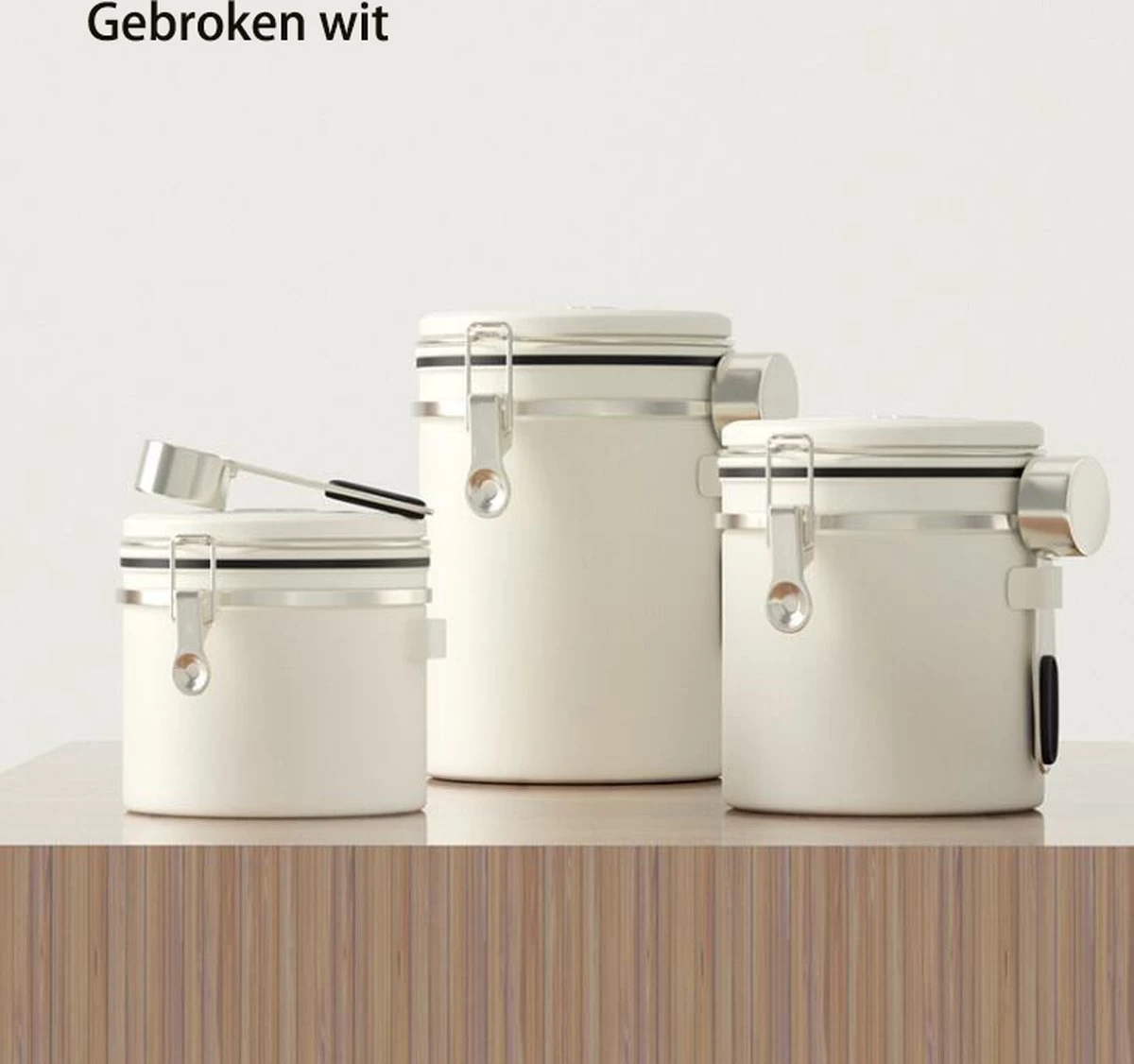 Koffiebonen Opbergbus- Koffiebonen Bewaren - Nieuw Voedsel Bewaren - Kitchen Merchandise - Vooraadbus - Bewaardozen - Kitchen Merchandise - 1.8L Vooraadpot - Voorraadpotten - Gebroken Wit Kleur - Opslagtank Voor Gedroogd Fruit- Opslag Van Koffiebonen 7 Koffiebonen Opbergbus- Koffiebonen Bewaren - Nieuw Voedsel Bewaren - Kitchen Merchandise - Vooraadbus - Bewaardozen - Kitchen Merchandise - 1.8L Vooraadpot - Voorraadpotten - Gebroken Wit Kleur - Opslagtank Voor Gedroogd Fruit- Opslag Van Koffiebonen - Afbeelding 5