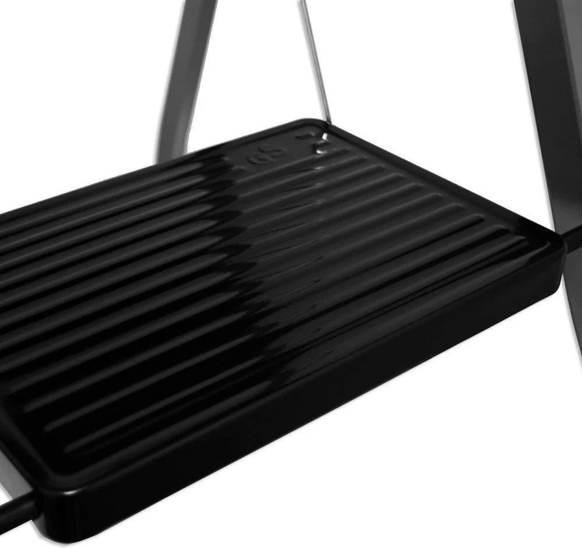 Excellent Houseware Inklapbare Keukentrap - 2 Treden - Tot 150kg - Metaal 5 Excellent Houseware Inklapbare Keukentrap - 2 Treden - Tot 150kg - Metaal - Afbeelding 3