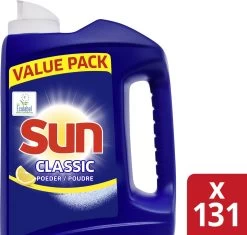 SUN® Sun Vaatwaspoeder - Citroen 131 Vaatwasbeurten - 4 Stuks -Kruideniers Winkel 1200x1140 1