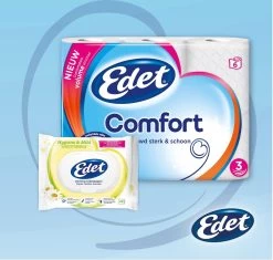 Edet Comfort Toiletpapier - 3-laags - 24 Rollen 10 Edet Comfort Toiletpapier - 3-laags - 24 Rollen -Kruideniers Winkel 1200x1140 3