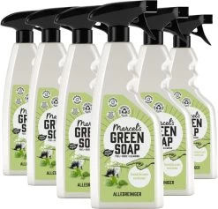 Marcel's Green Soap Allesreiniger Spray Basilicum & Vertivert Gras - 6 X 500 Ml