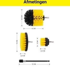 Merkloos 4-delige Borstelset Voor Boormachine - Inclusief Verlengstuk - Opzetborstels - Schrobborstel - Schuurborstel - Schoonmaakborstel - Tapijtreiniger - Brush - Geel - Gratis Verzending 16 Merkloos 4-delige Borstelset Voor Boormachine - Inclusief Verlengstuk - Opzetborstels - Schrobborstel - Schuurborstel - Schoonmaakborstel - Tapijtreiniger - Brush - Geel - Gratis Verzending -Kruideniers Winkel 1200x1170 4