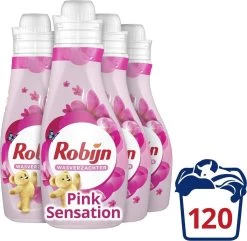Robijn Summer Pink Wasverzachter - 4 X 30 Wasbeurten - Voordeelverpakking -Kruideniers Winkel 1200x1171