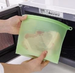 Siliconen Vershoudzakken | Bewaarzakken | Diepvrieszakken | Herbruikbaar | Lekvrij | Set 4-Stuks 1000ml | Vries & Hitte Bestendig | 4 Kleuren -Kruideniers Winkel 1200x1172 4