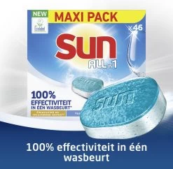 SUN® Sun All-in 1 Normaal Vaatwastabletten - 276 Tabletten - Voordeelverpakking -Kruideniers Winkel 1200x1174 4