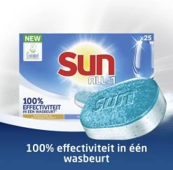 SUN® Sun All-in-1 Normaal Vaatwastabletten - 7 X 25 Tabletten - Voordeelverpakking -Kruideniers Winkel 1200x1176 2