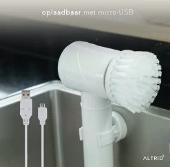 Altrid Elektrische Schoonmaakborstel - Oplaadbaar - Verbeterde Versie - 3 Opzetstukken - Poetsmachine - Handborstel - Schrobborstel - Schrobber - Reinigingsborstel - Schoonmaakmiddelen 11 Altrid Elektrische Schoonmaakborstel - Oplaadbaar - Verbeterde Versie - 3 Opzetstukken - Poetsmachine - Handborstel - Schrobborstel - Schrobber - Reinigingsborstel - Schoonmaakmiddelen -Kruideniers Winkel 1200x1176 7