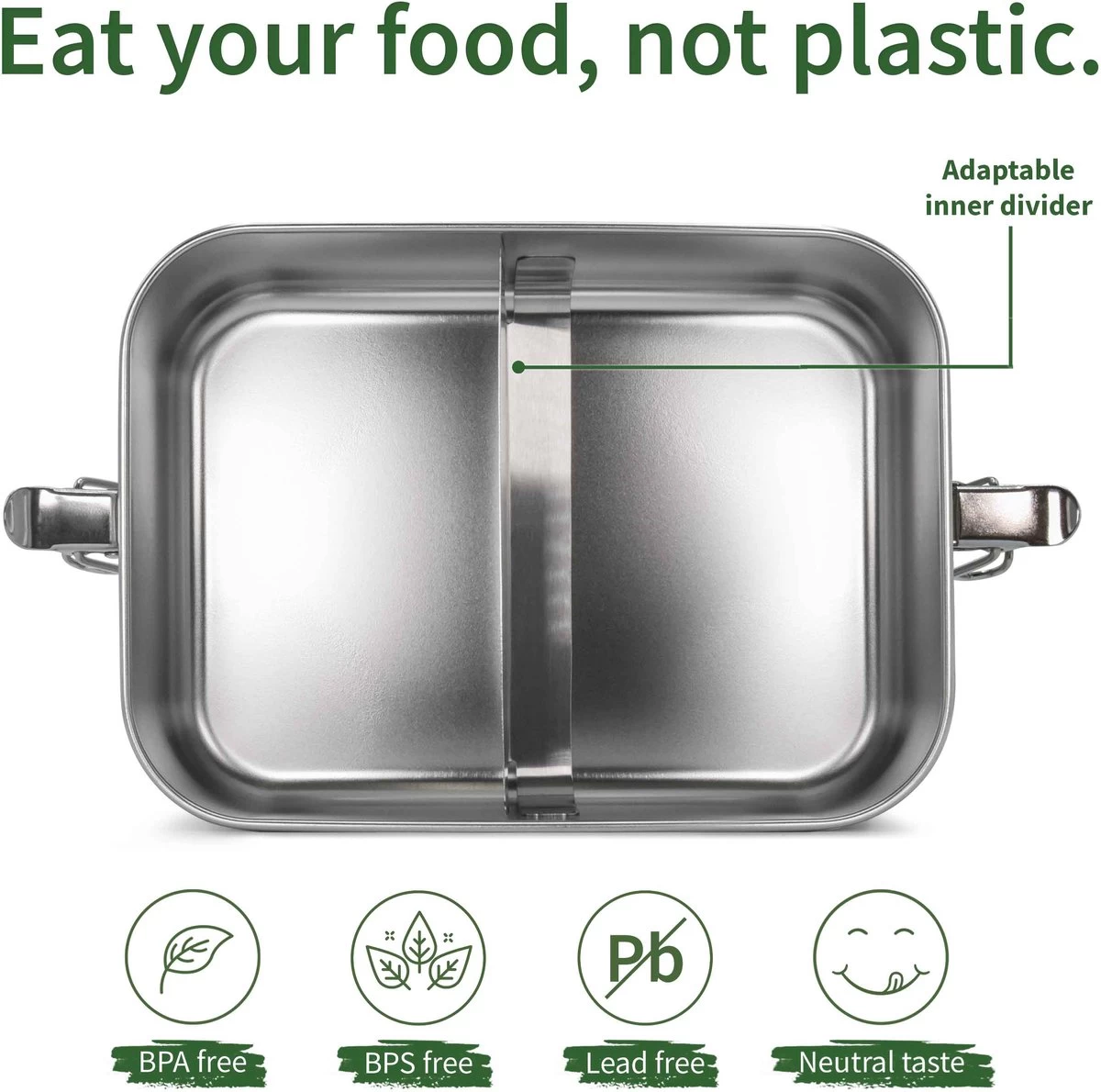 Bamboe Lunch Box 1400 Ml | Broodbox | Ecologisch | Roestvrijstalen Lunchbox | Bentobox No Leak | Smaakloos | Bamboe Grote Broodtrommel | Lunchbox Volwassenen | Lunchbox RVS Bamboe | Bambaw 6 Bamboe Lunch Box 1400 Ml | Broodbox | Ecologisch | Roestvrijstalen Lunchbox | Bentobox No Leak | Smaakloos | Bamboe Grote Broodtrommel | Lunchbox Volwassenen | Lunchbox RVS Bamboe | Bambaw - Afbeelding 4