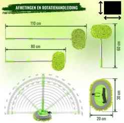 Merkloos Professionele Telescopische Wasborstel + Tonova Pen - Auto Schoonmaakborstel - Anti Slip - Auto, Caravan & Camper - Uitschuifbaar - Groen -Kruideniers Winkel 1200x1190 2