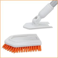 Merkloos Badkamer Reinigingsborstel - Badkamerschrobborstel - Reinigingsborstel - Met Afneembare Telescopische Handgreep En 180° Verstelbare Gezamenlijke Reinigingsborstel - Lange Steel 107 Cm -Kruideniers Winkel 1200x1196 14