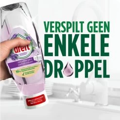 Dreft Natuurlijke Geur - Afwasmiddel - Lavendel & Rozemarijn - Ondersteboven Fles - Voordeelverpakking 8 X 370 Ml -Kruideniers Winkel 1200x1197 13