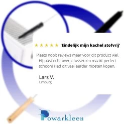 Powarkleen® - Radiatorborstel - Flexibel - Houten Handvat - Roestvrijstaal - Schoonmaakborstel - 70cm Lang! - 1 Stuk -Kruideniers Winkel 1200x1198 42