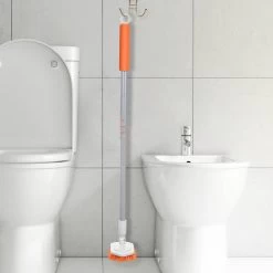 Merkloos Badkamer Reinigingsborstel - Badkamerschrobborstel - Reinigingsborstel - Met Afneembare Telescopische Handgreep En 180° Verstelbare Gezamenlijke Reinigingsborstel - Lange Steel 107 Cm -Kruideniers Winkel 1200x1200 1028
