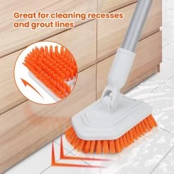 Merkloos Badkamer Reinigingsborstel - Badkamerschrobborstel - Reinigingsborstel - Met Afneembare Telescopische Handgreep En 180° Verstelbare Gezamenlijke Reinigingsborstel - Lange Steel 107 Cm -Kruideniers Winkel 1200x1200 1030