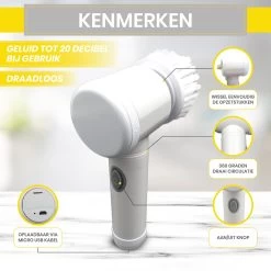 Lenga Elektrische Schoonmaakborstel - 5 In 1 Borstel - Oplaadbaar - Wasborstel - Schoonmaakmiddelen - Schrobborstels 12 Lenga Elektrische Schoonmaakborstel - 5 In 1 Borstel - Oplaadbaar - Wasborstel - Schoonmaakmiddelen - Schrobborstels -Kruideniers Winkel 1200x1200 1039