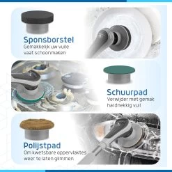 Qualitics Elektrische Schoonmaakborstel - Roterende Polijstmachine - Schrobborstel - Poetsmachine - Vloerreiniger Met 10 Opzetstukken -Kruideniers Winkel 1200x1200 1045