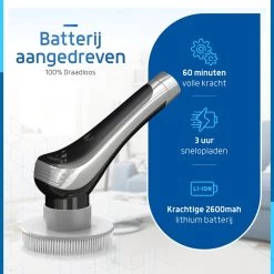 Qualitics Elektrische Schoonmaakborstel - Roterende Polijstmachine - Schrobborstel - Poetsmachine - Vloerreiniger Met 10 Opzetstukken -Kruideniers Winkel 1200x1200 1048