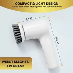 MostEssential Premium Elektrische Schoonmaakborstel 2023 Model – Elektrische Schrobber - Schrobborstel - Poetsmachine – Voor Badkamer Of Keuken - Inclusief 4 Borstelkoppen 17 MostEssential Premium Elektrische Schoonmaakborstel 2023 Model – Elektrische Schrobber - Schrobborstel - Poetsmachine – Voor Badkamer Of Keuken - Inclusief 4 Borstelkoppen -Kruideniers Winkel 1200x1200 1115
