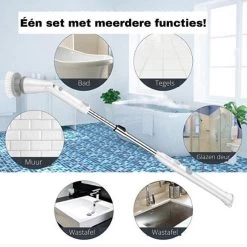 Elektrische Scrubber - Veelzijdige Schrobborstel - Elektrische Schoonmaakborstel - Binnen En Buiten Schoonmaken 14 Elektrische Scrubber - Veelzijdige Schrobborstel - Elektrische Schoonmaakborstel - Binnen En Buiten Schoonmaken -Kruideniers Winkel 1200x1200 1123