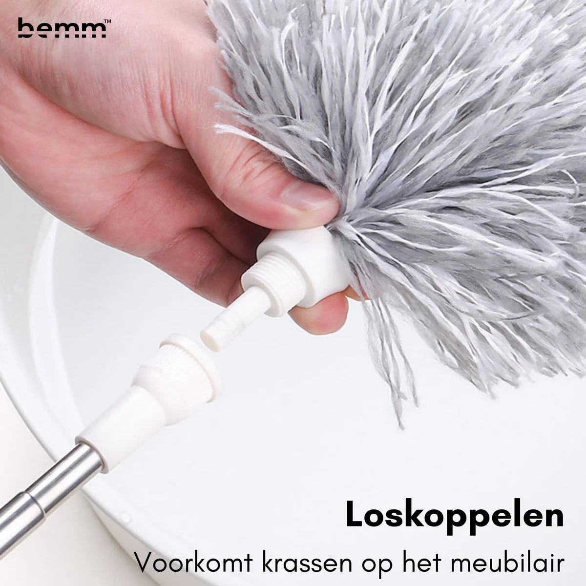 Plumeau - 280 Cm - Uitschuifbaar - Ragebol - Wasbaar - 360° - Flexibel 6 Plumeau - 280 Cm - Uitschuifbaar - Ragebol - Wasbaar - 360° - Flexibel - Afbeelding 4