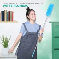 WITTS Telescopische Plumeau Met Telescoopsteel - 60 Tot 140 Cm - Uitschuifbaar - Blauw -Kruideniers Winkel 1200x1200 1165